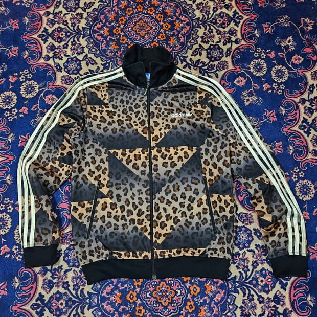 아디다스 오리지널 베켄바우어 레오파드 트랙탑 저지