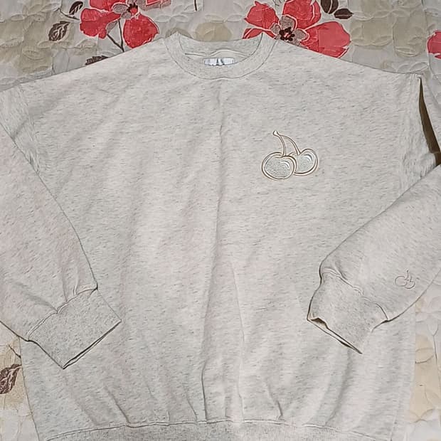 키르시 오버핏 기모맨투맨 105 여성88 가슴61 기장69