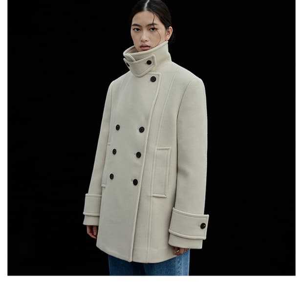 유니폼 브릿지 울 피코트