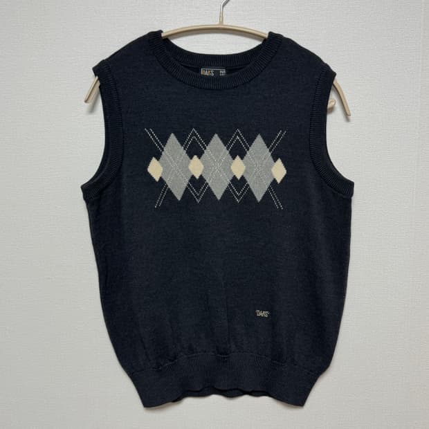 빈티지 닥스 아가일 니트베스트