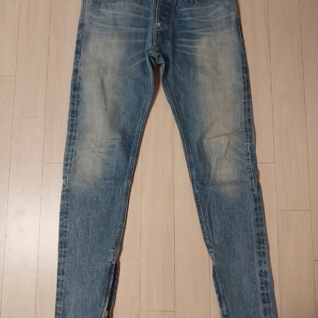 피어오브갓 5th 지퍼 데님 진 청바지