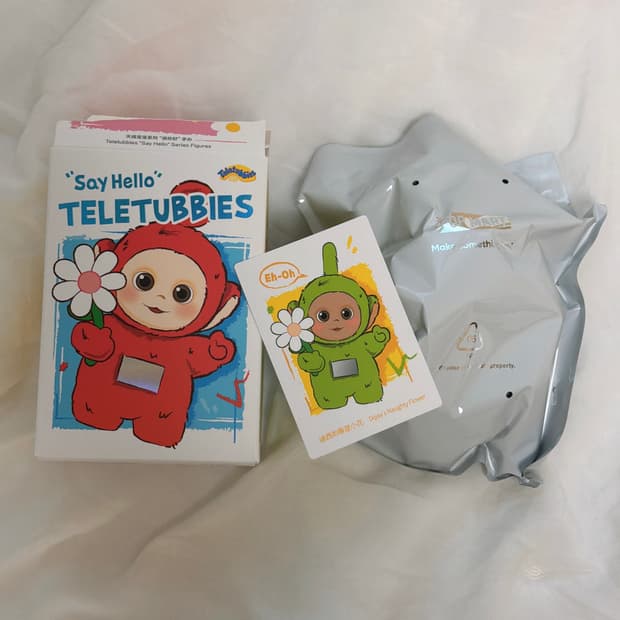 [새 상품] 팝마트 텔레토비 안녕 꽃든 뚜비