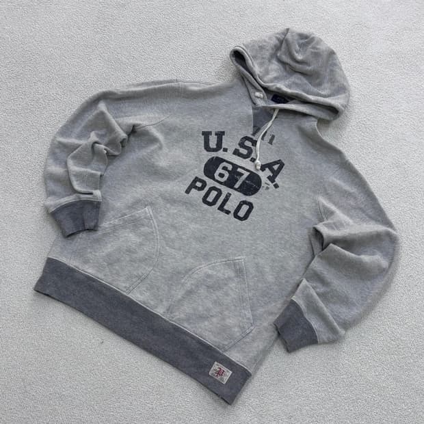 L 폴로랄프로렌 빅로고 후드 티셔츠 0413E