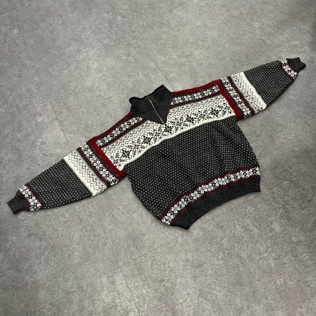 빈티지 노르웨이 니트 