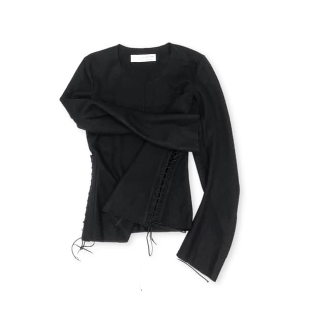 Robes & Confection eyelet long sleeve