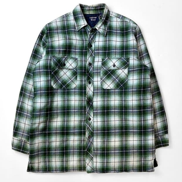 Andover Trail 90s USA 퀄팅 플란넬 셔츠자켓 PN5244
