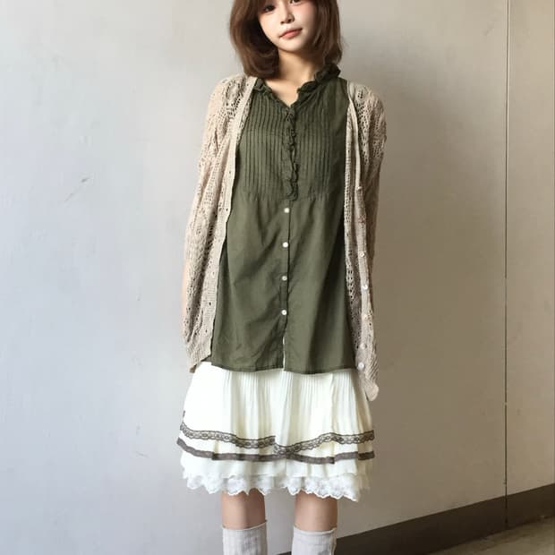 Axes Femme 엑시즈팜 모리걸 바선생 코디 세트