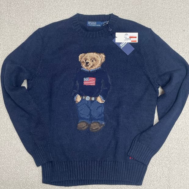 폴로 랄프로렌 베어 니트 M 네이비