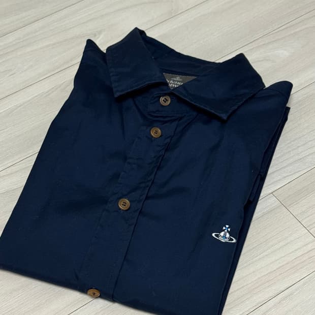 [50] 비비안 웨스트우드 맨 ORB 셔츠 네이비