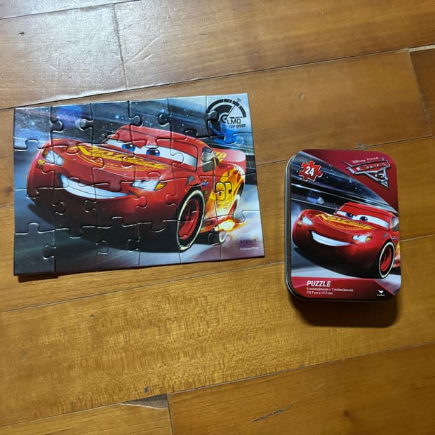 디즈니 픽셀 카즈 영화 레이싱 장면 퍼즐 인테리어 소품