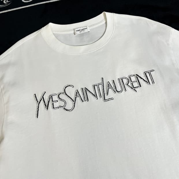 YSL 90s 로고 반팔 