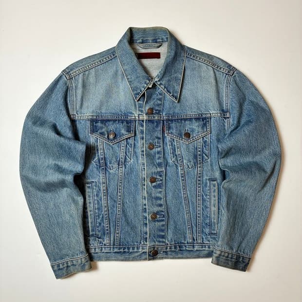 리바이스 00's 레드탭 인디고 숏 데님 트러커 자켓 PN9187