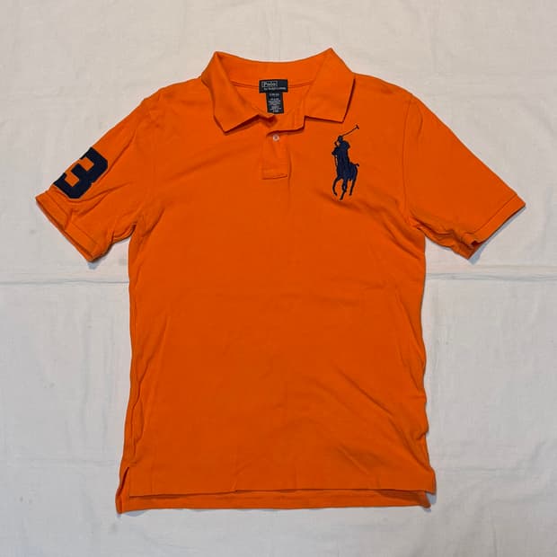 폴로 랄프로렌 빅포니 치프키프 카라티 오렌지