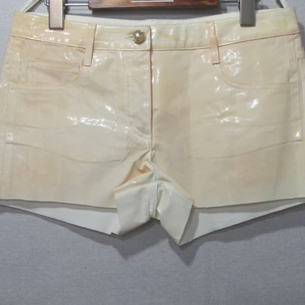 Chanel 샤넬 코팅 반바지 36