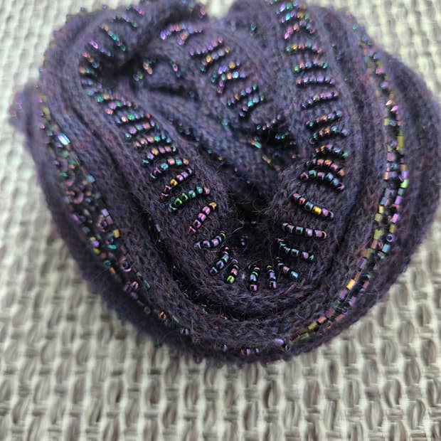 Mami Endo 일본 디자이너 핸드 비즈 니트 스트랩 / 벨트·머플러