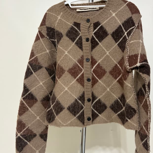 오픈프로덕트 아가일 가디건