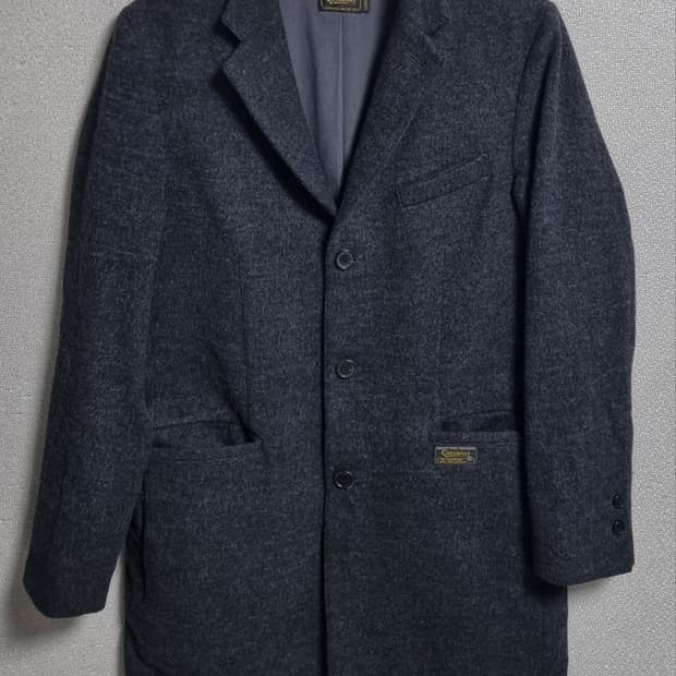 L ) 커버낫 울/알파카 다크그레이 코트