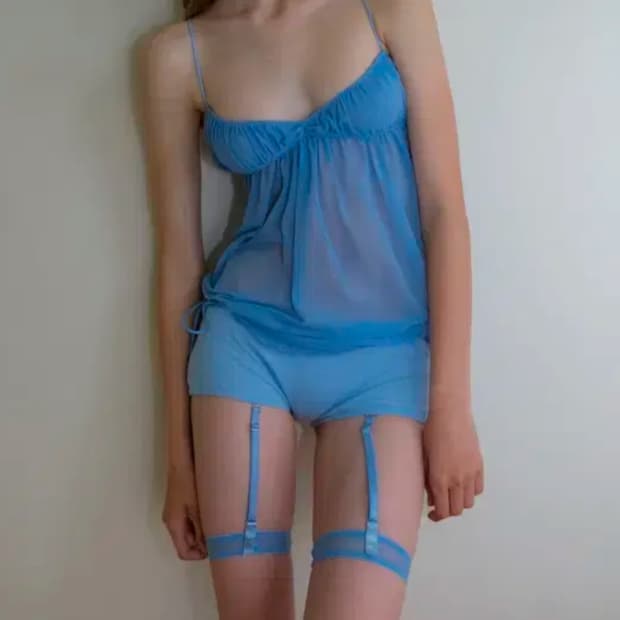 루즈슬립오버 쉬폰 매쉬 레이어드 원피스 블랙 새상품   Condition