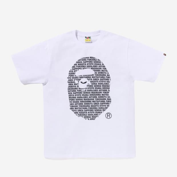 BAPE Japan Ape Head T-Shirt White