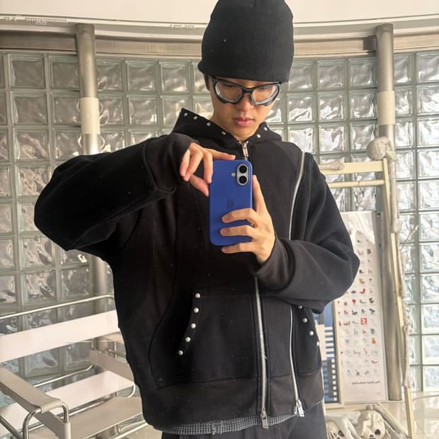 THERMAL MULTI-ZIP REBUILD HOODIE