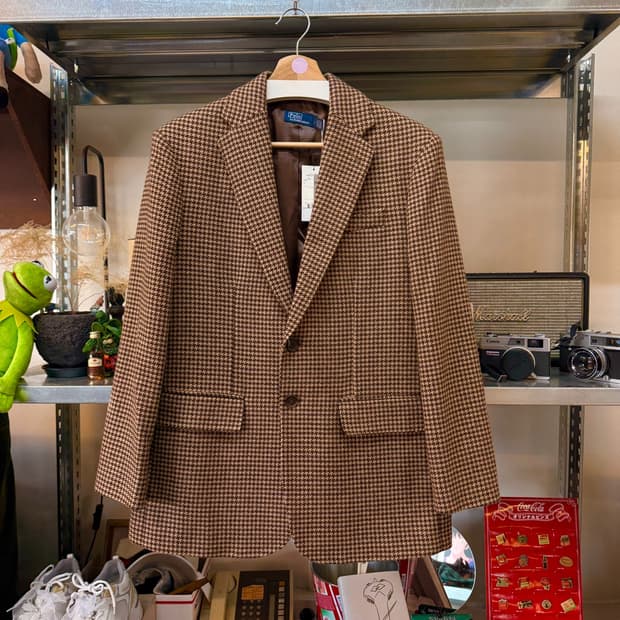 폴로 하운즈투스 패턴 싱글 브레스티드 블레이저 우먼 4사이즈