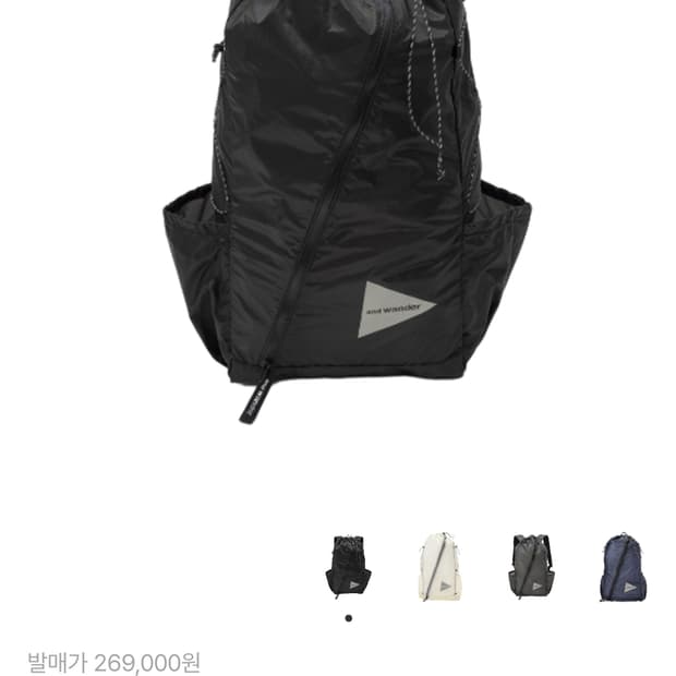 앤드원더 실데이백팩 블랙 싸게넘겨요~