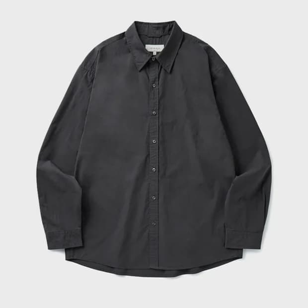 유니온블루 런드리 셔츠 딥차콜