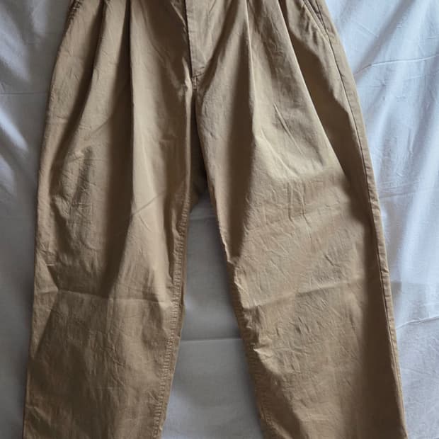한섬 essential by eql 베이지 치노 팬츠 L