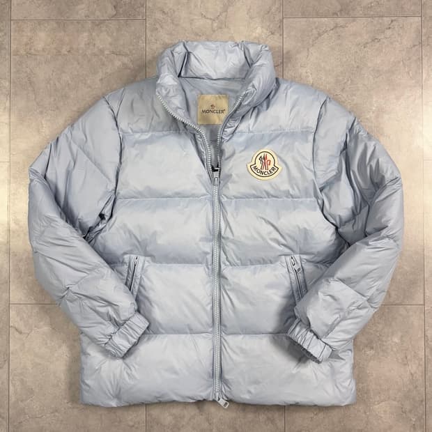 몽클레르 사탈라 쇼트 다운 자켓 블루