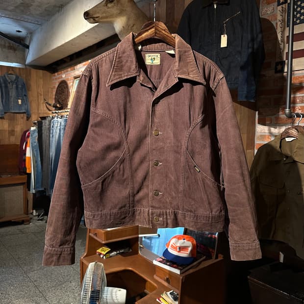 70s USA LEE Western Moleskin Jacket