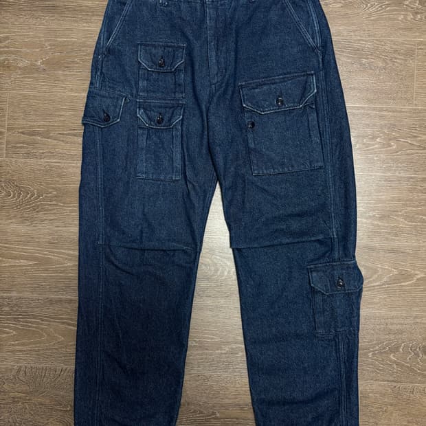 [S]엔지니어드가먼츠 플라이트 데님팬츠 판매.