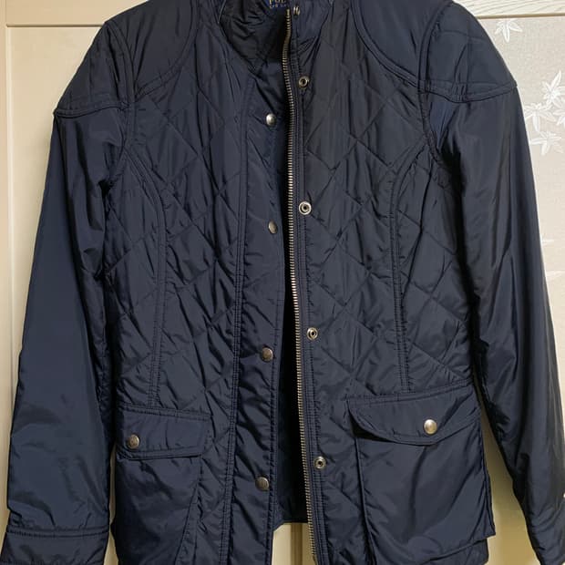 폴로 퀄팅 자켓 네이비 M