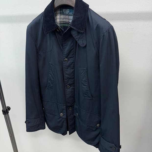 95) 폴로 카라 코듀로이 사파리자켓 