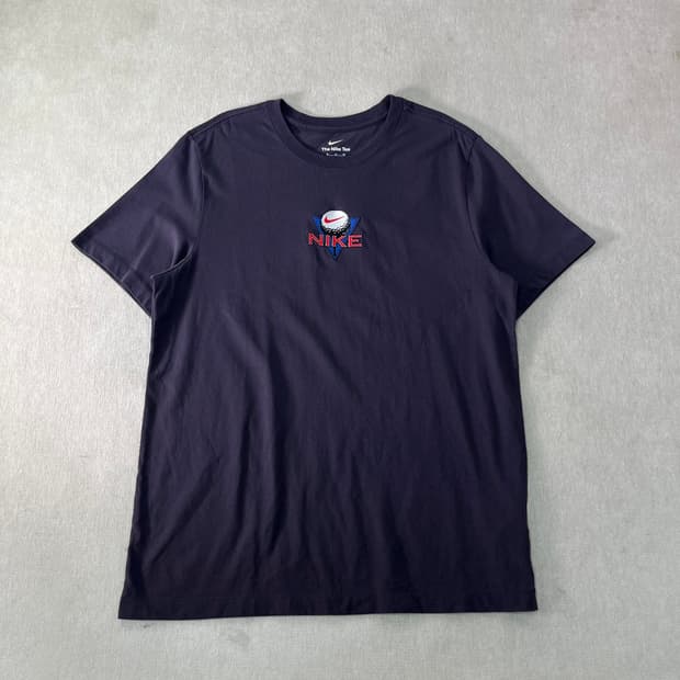 100 나이키 골프 자수로고 반팔 티셔츠