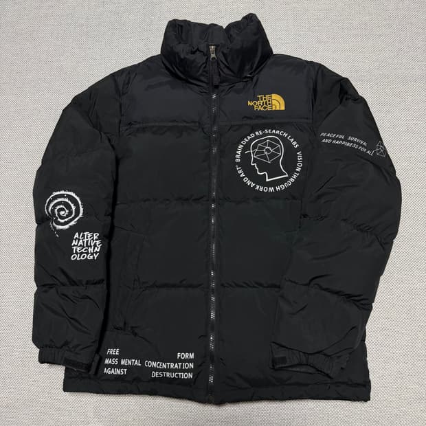 노스페이스 x 브레인데드 다운 패딩