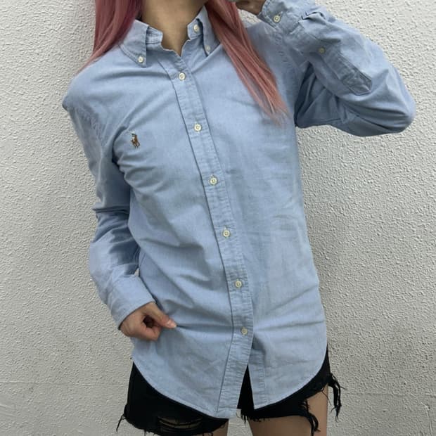 폴로 랄프로렌 옥스포드 소라 셔츠 S