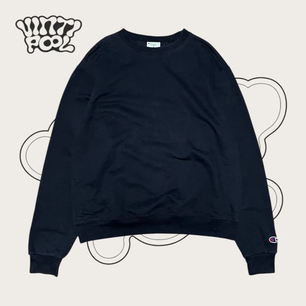 챔피온 기모 맨투맨 L 블랙