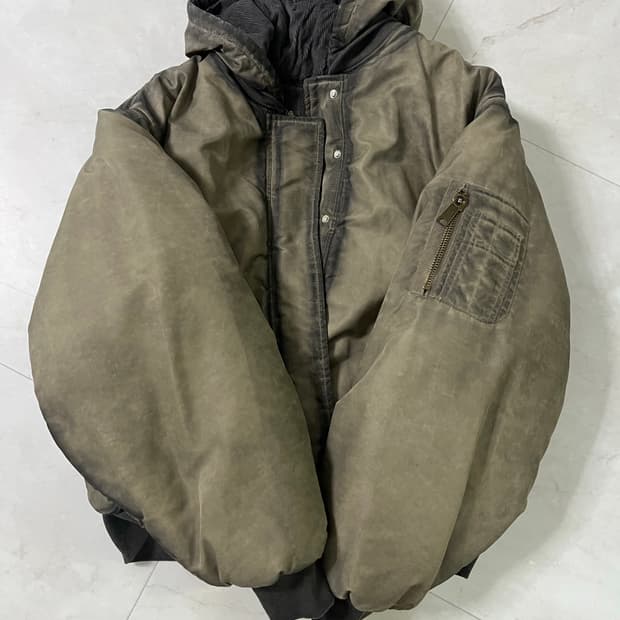 Nofaith studios 리버시블 봄버 자켓