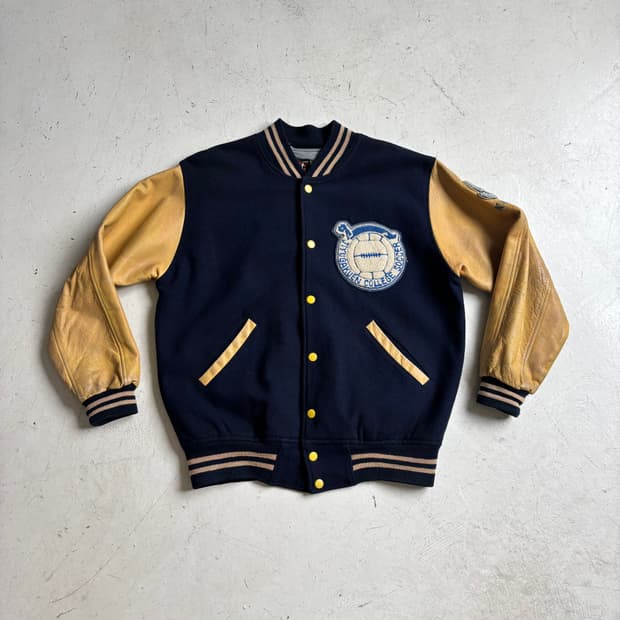 Chuo Sports Kanda Tokyo 빈티지 바시티 자켓 M