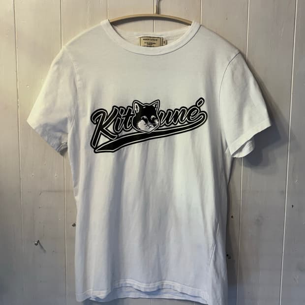 Maison Kitsune  printing short sleeve
