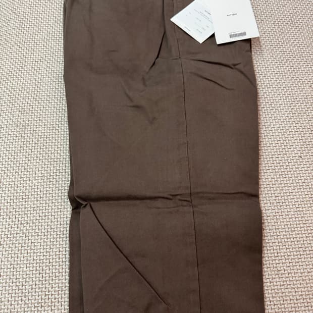 포터리 워시드 테이퍼드 토바코 남성 바지