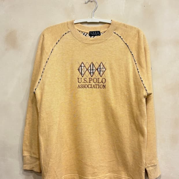 일본 빈티지 uspa 폴로 긴팔티