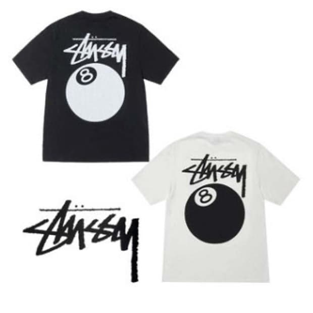 스투시 8볼 반팔 티셔츠