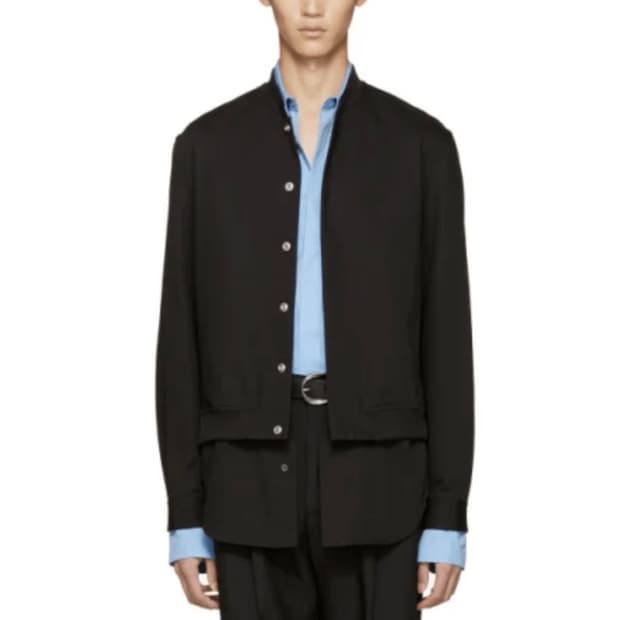 3.1 phillip lim black layered jacket 