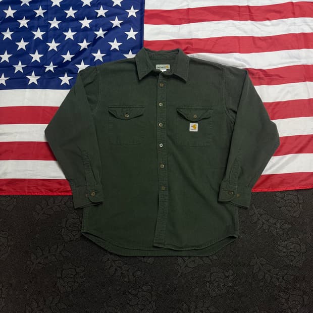 carhartt 칼하트 리메이크 워크 울 셔츠  - no,1