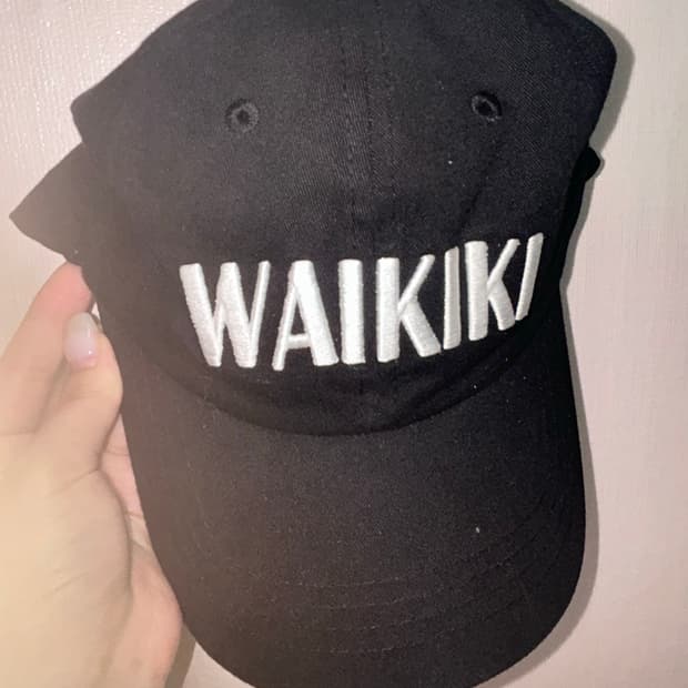 와이키키 waikiki 레터링 모자