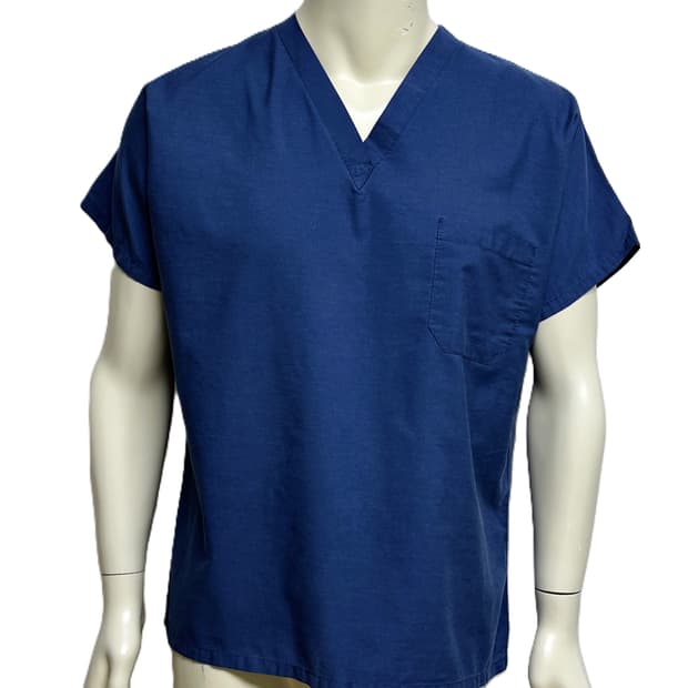 미국 미군 수술복 군의관 브이넥 반팔 티셔츠 (M)