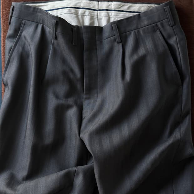 JPN made 1 pleats wide trouser