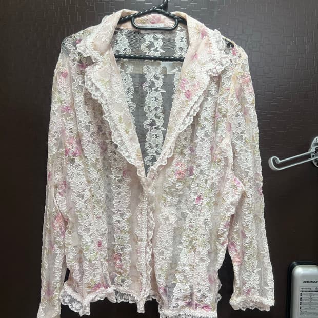 빈티지 레이스 플로럴 자켓 free