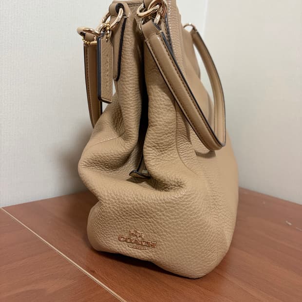 코치 (coach) 메디슨 토트백 핸드백 숄더백 베이지 빈티지 가방